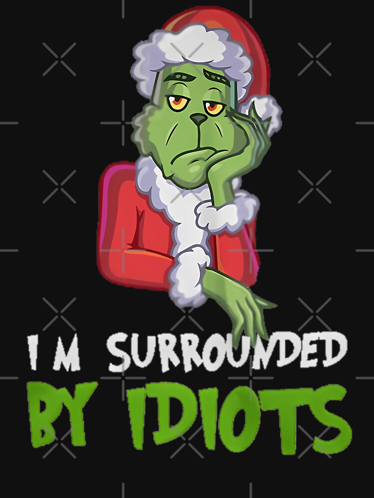 Cynical Green Christmas Character by chichchoebong