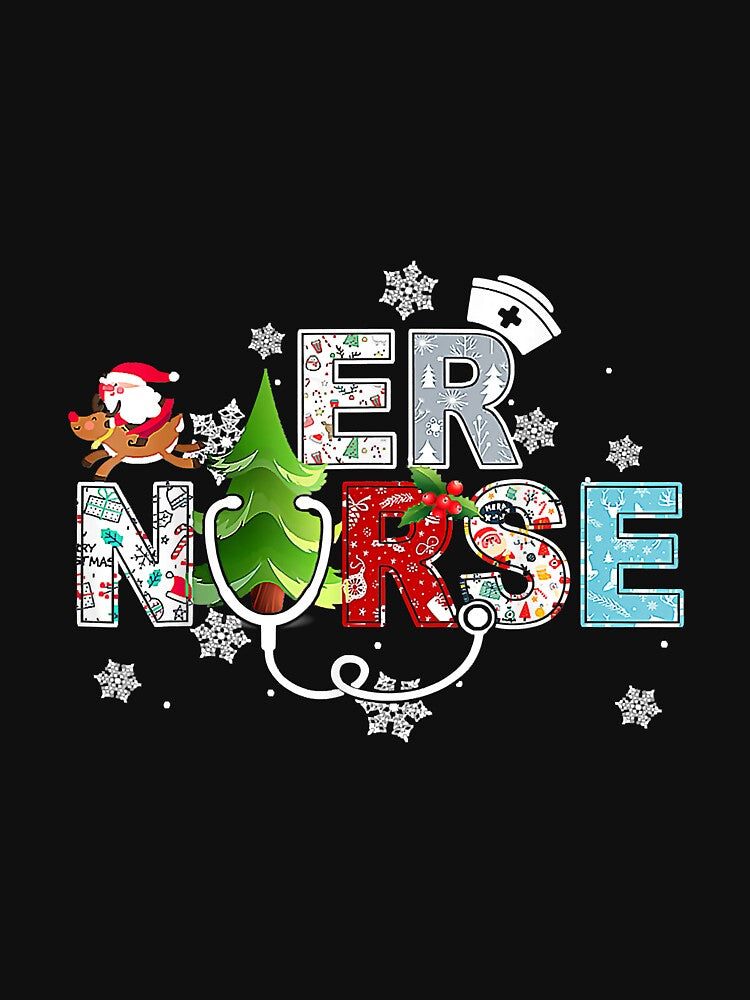 ER Emergency Room Nurse Stethoscope Christmas Ornament Decor by AnitaJGreenspan