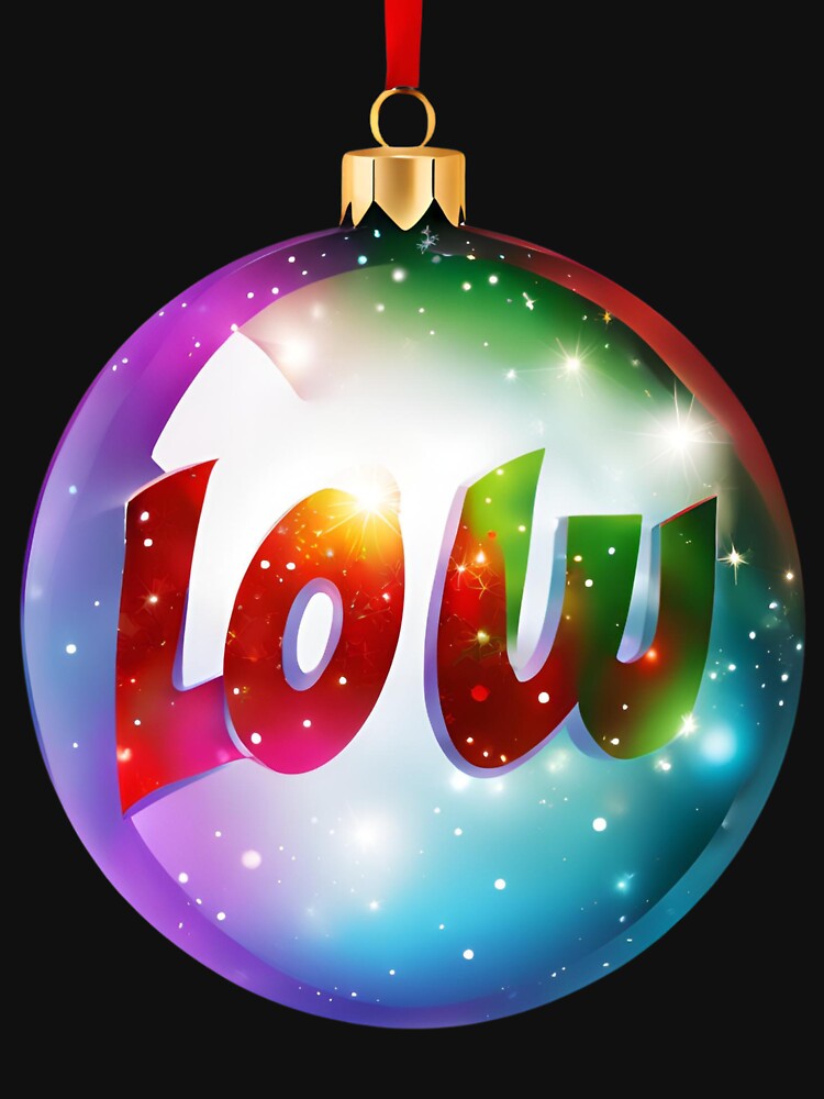 Vibrant Cosmic Holiday Ornament by muitee