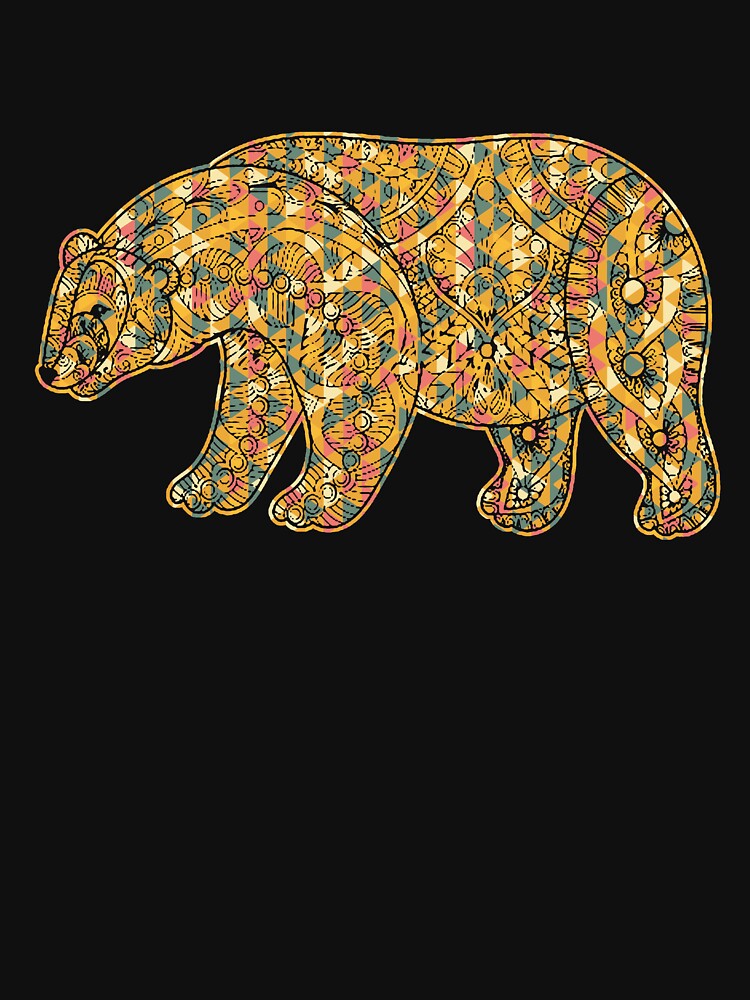 Polar Bear - Polar Bear Geometric by UnknownArtistt