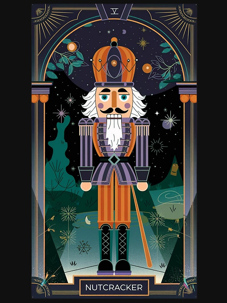Nutcracker: Holiday Christmas, Festive Design, Tarot Card Style by Mirabilum