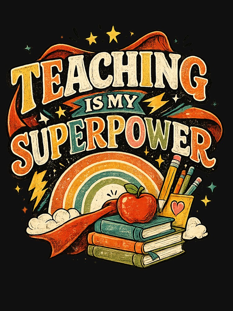 Teaching Is My Superpower T_shirt by happyshirt27