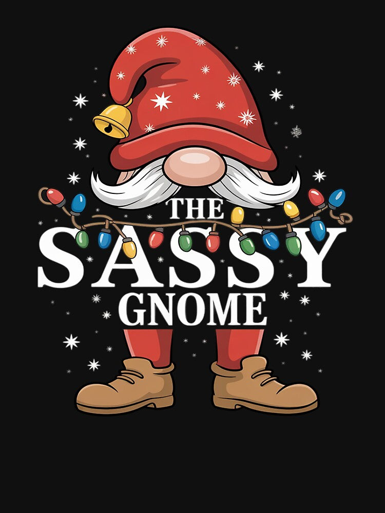Sassy Gnome Matching Christmas Family Pajama by DrewLeuschke