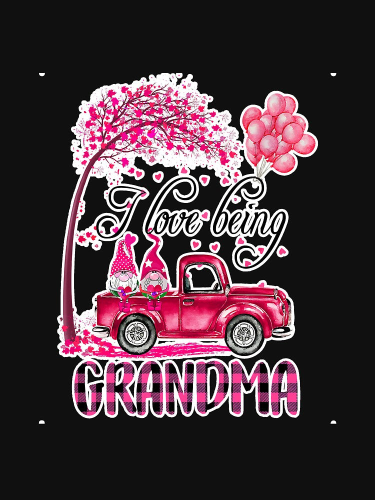 I Love Being Grandma Pink Truck Tree by YesterDayCheck