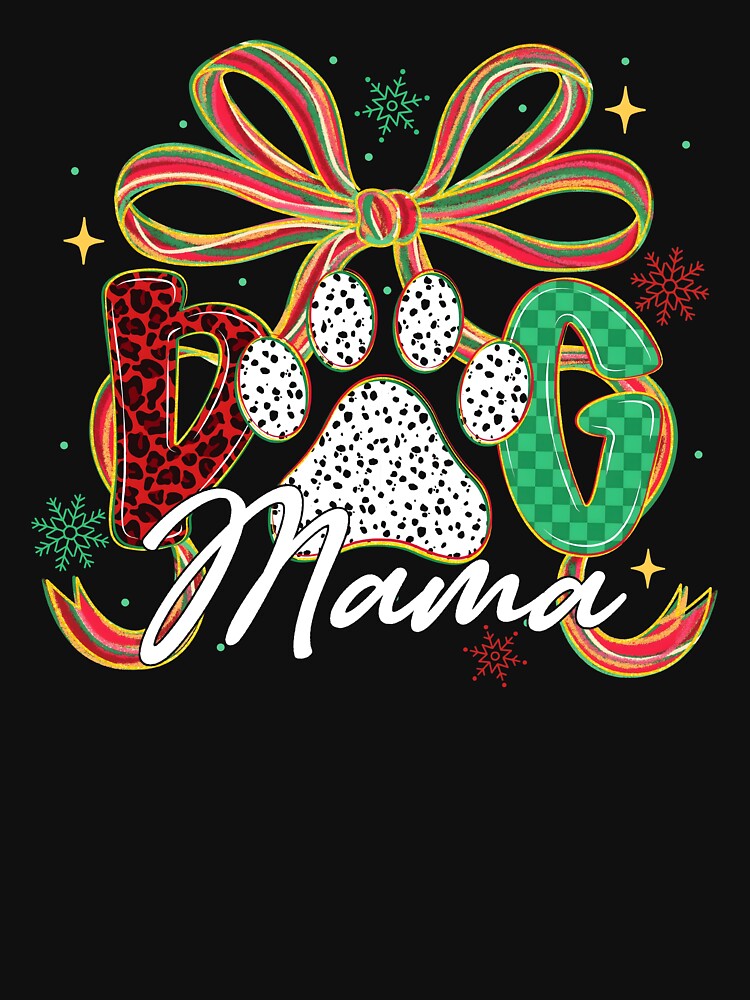 Dog Mama Christmas Coquette by Ludvighagglund