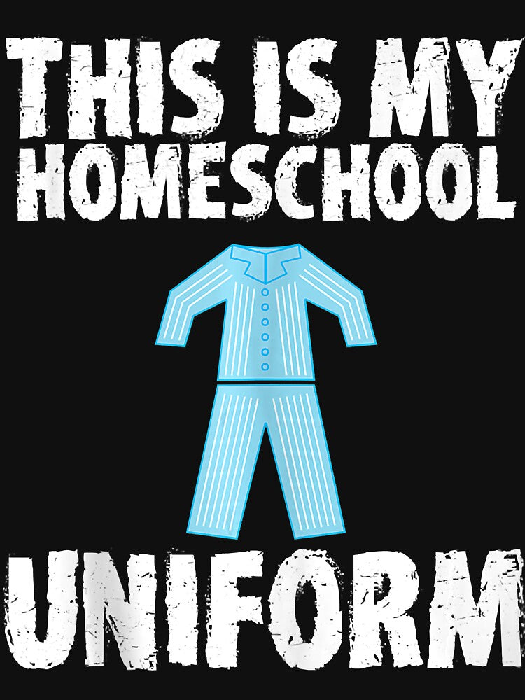 This is My Homeschool Uniform Funny Pajamas by ClarkeLilly
