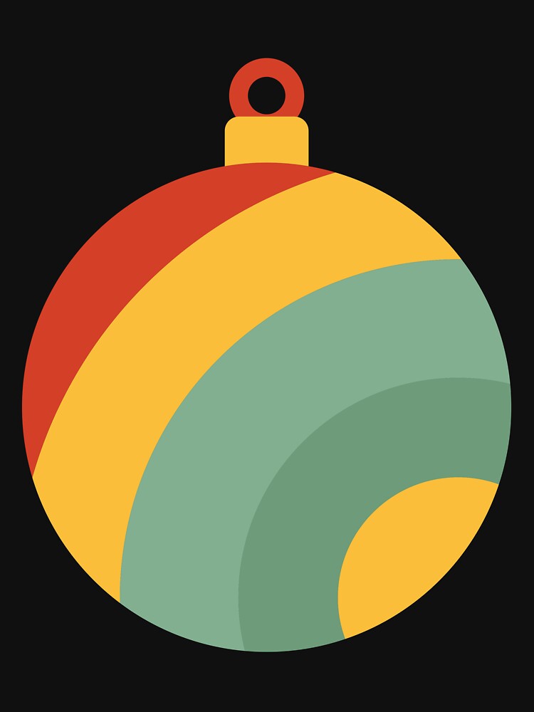 Christmas Ball Ornament by PrintPortal