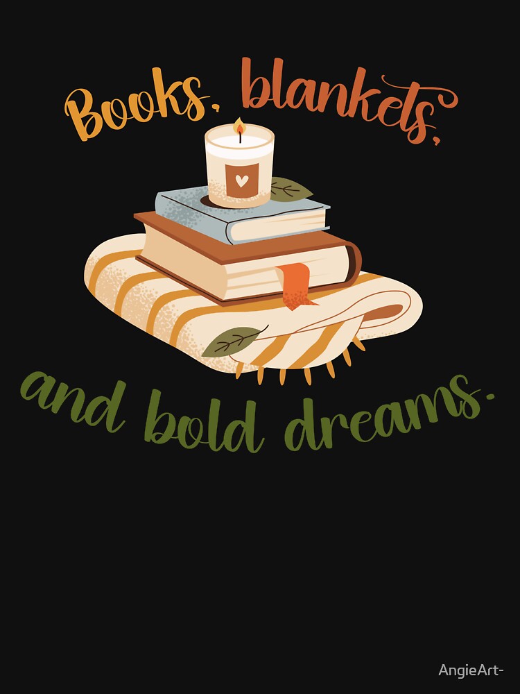 Books, Blankets, And Bold Dreams. Winter Bookish by AngieArt-