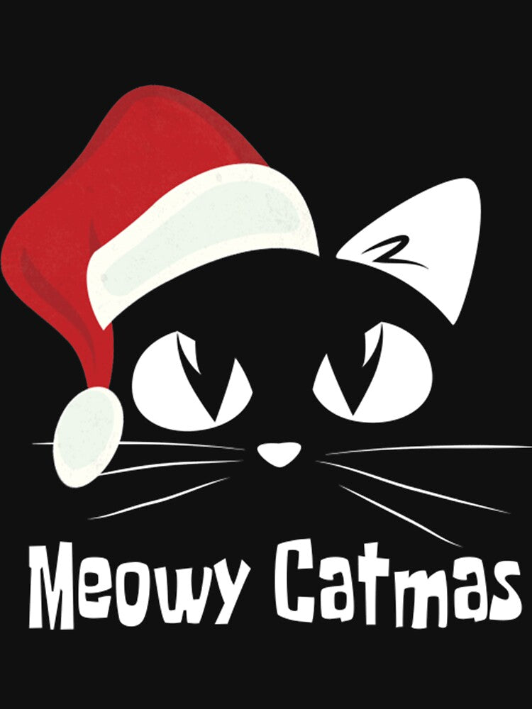 Meowy Catmas Ugly Christmas Sweater Gift for Cat Lovers by Goodnatured30