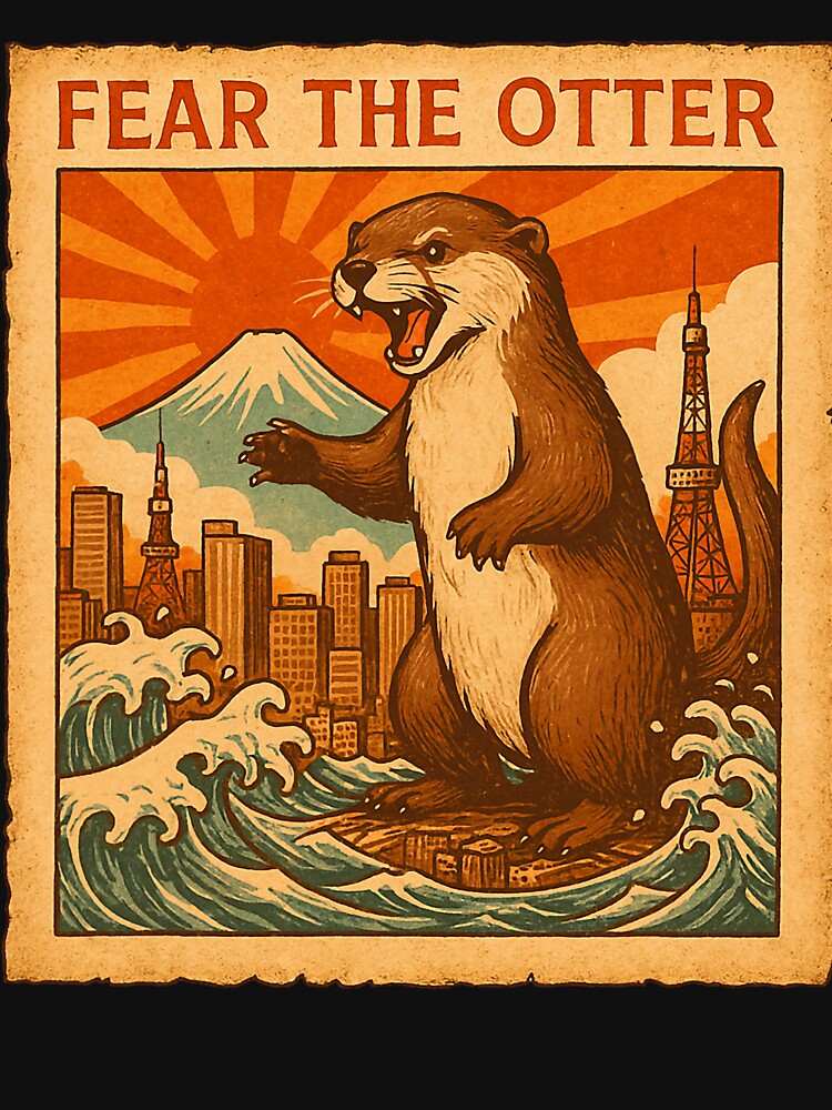 Tokyo Japan Otter Japan Animal Japanese Sea Otter Lover by jakaun