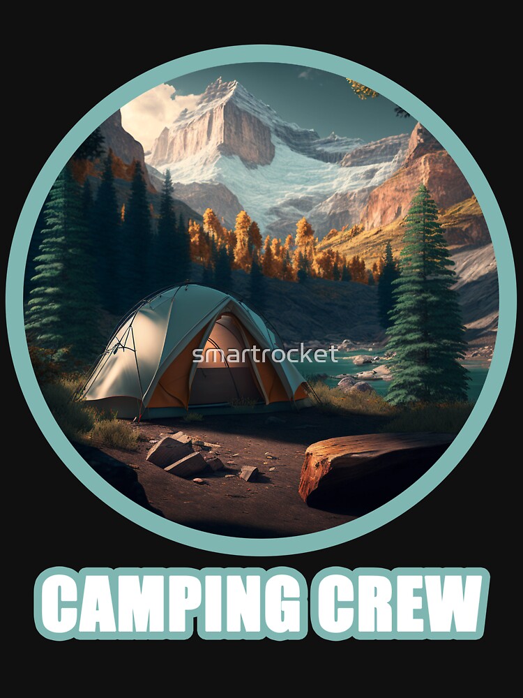 Camping Crew Outdoor Sunset Summer Camp by smartrocket
