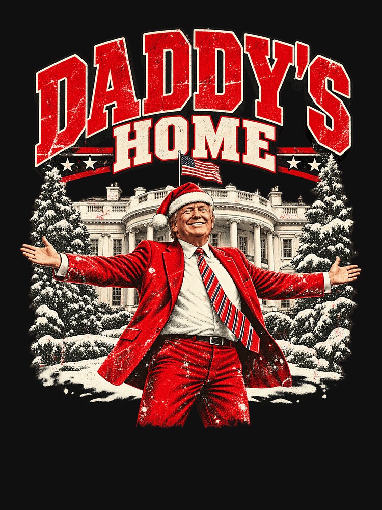 Funny Daddy's Home Trump Ugly Christmas Sweater Xmas Pajamas by Machomanshop