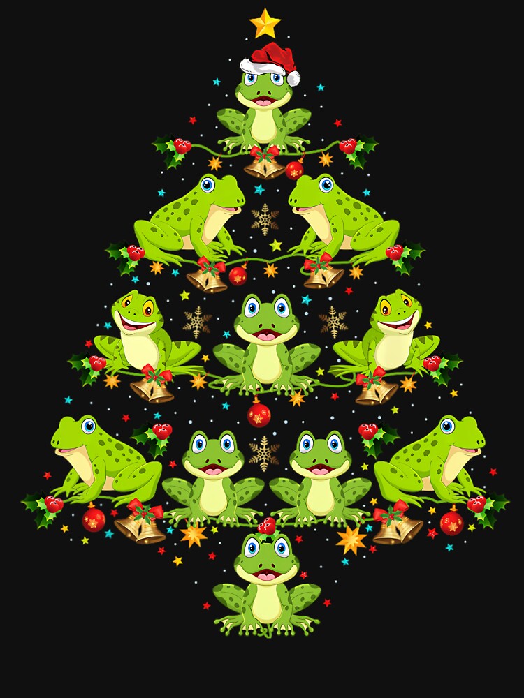 Frog Christmas Tree 	 Funny Christmas Frog by baltrahegazys