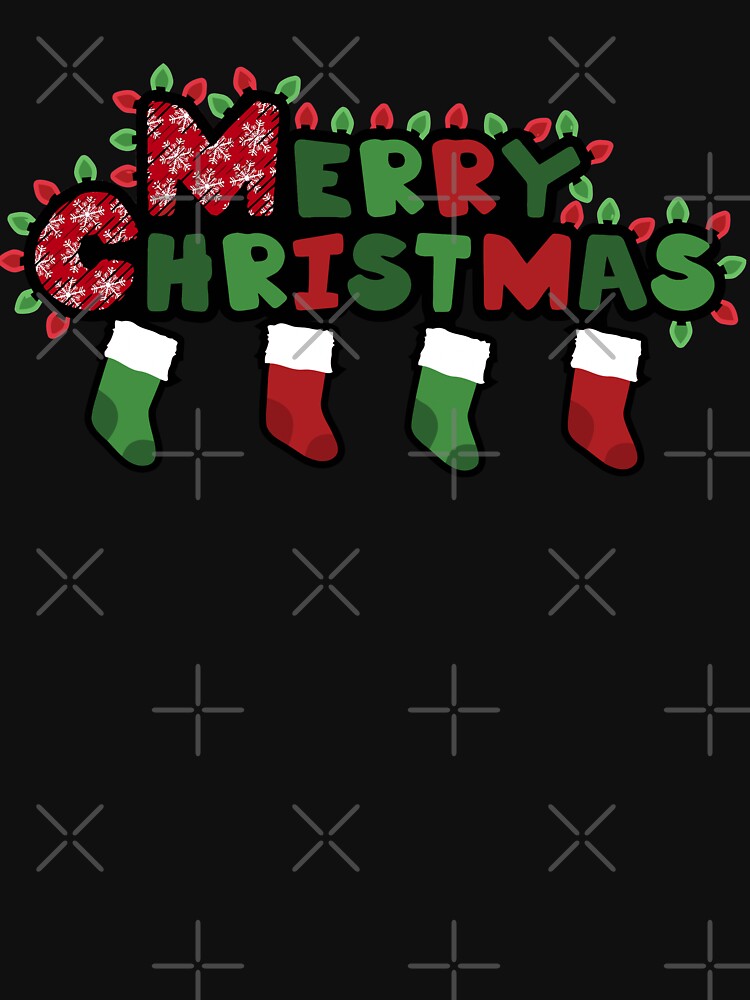 Christmas T-shirt - Merry Christmas- Essential T-Shirt by Smart Collection