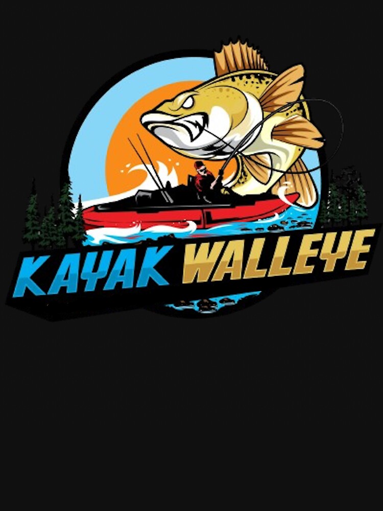 Kayak Walleye Badge by Kayak Musky