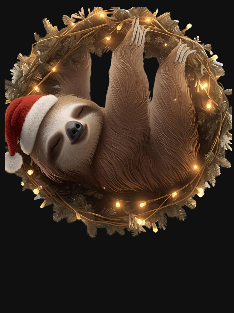Light Edition Christmas Sloth by ECHOPAW CO. by EchopawCo