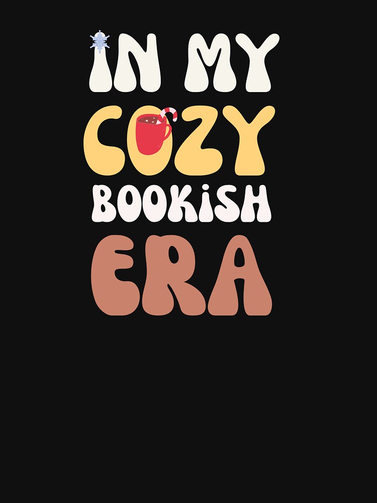In My Cozy Bookish Era Retro Christmas Book Lover by mumchaosdesigns