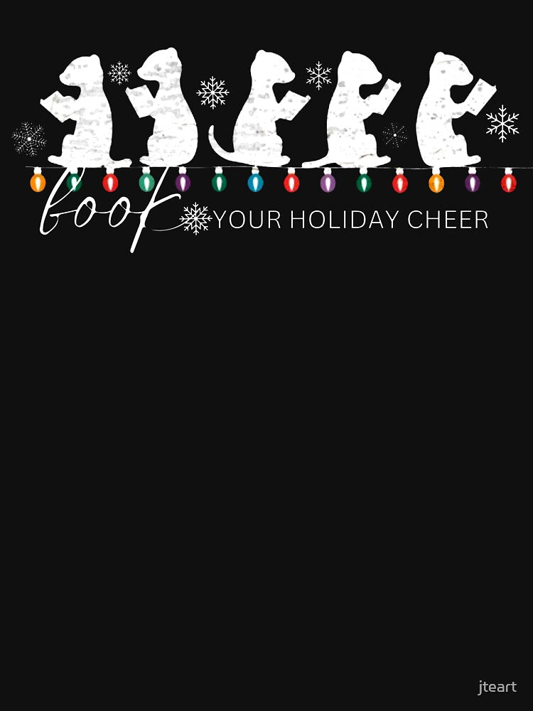 Book your Holiday Cheer Funny Christmas Gifts for Lovers of Ferret & Reading by jteart