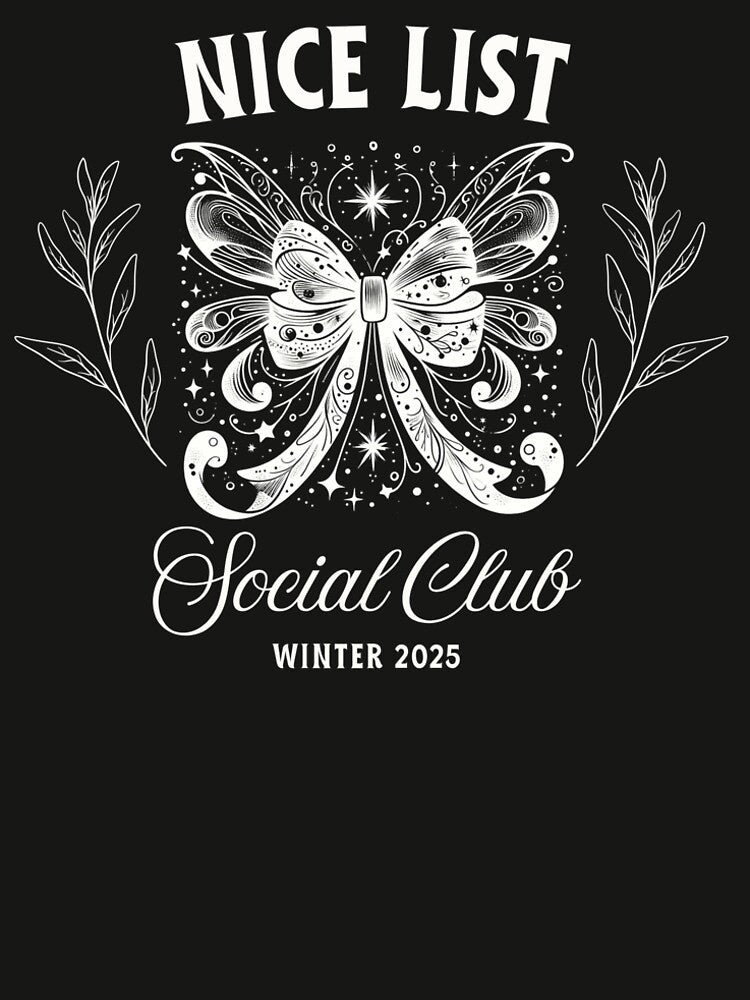 Nice List Social Club Winter 2025 by VisualAwakeningArt