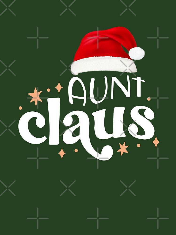 Christmas Family Pajamas Aunt Claus by smallcatvn