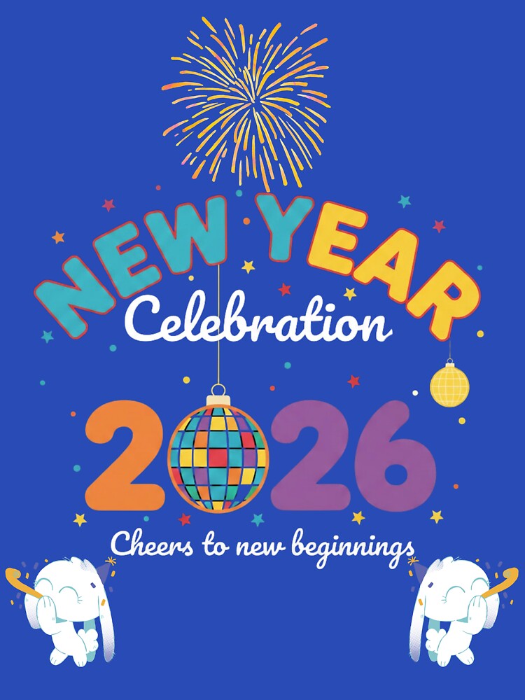 Cool Winter Party New Year Celebration 2026 Disco Ball Matching T-Shirt, Retro Celebration Gift, Party Graphic Tee by strongdisgner
