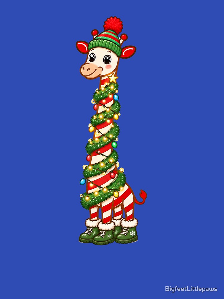 Candy cane giraffe by BigfeetLittlepaws