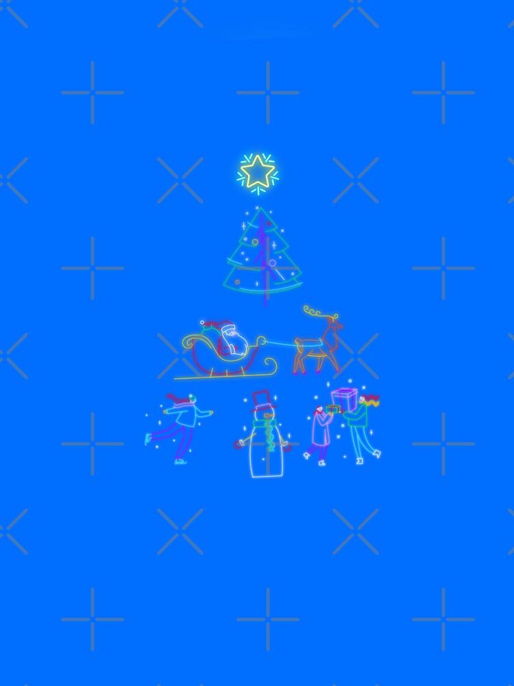 Neon Christmas by jellyrelish