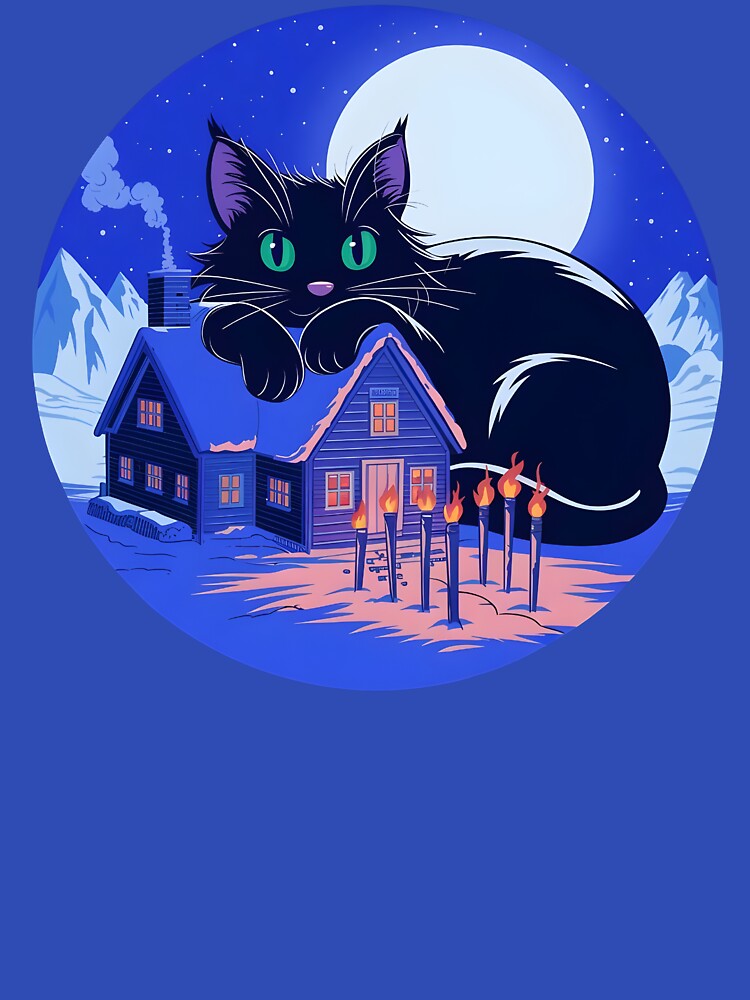 Yule Cat Jolakotturinn Icelandic Folklore Christmas by IceBathDESIGNS