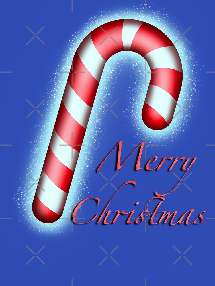 Candy cane sparkles merry Christmas by DesignsBySaxton