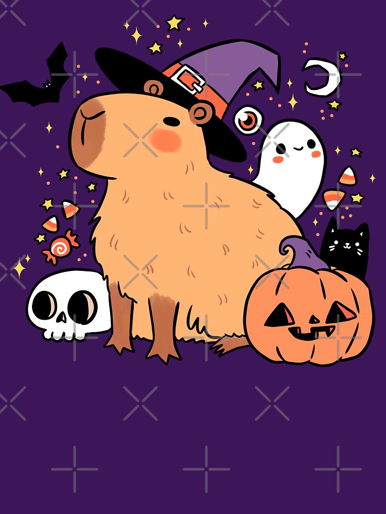 Capybara Halloween by Yarafantasyart