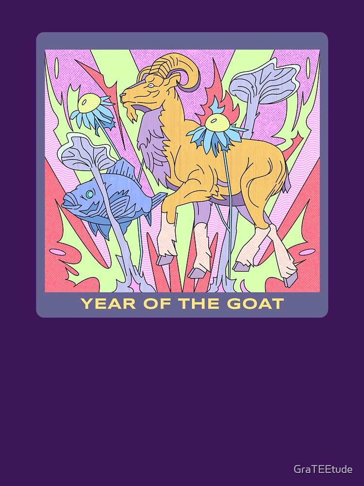 Year Of The Ram Chinese Zodiac Chinese New Year 2027 羊年 by GraTEEtude