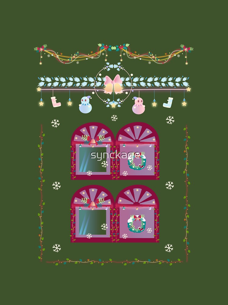 Christmas Window Vertical Ver by synckage