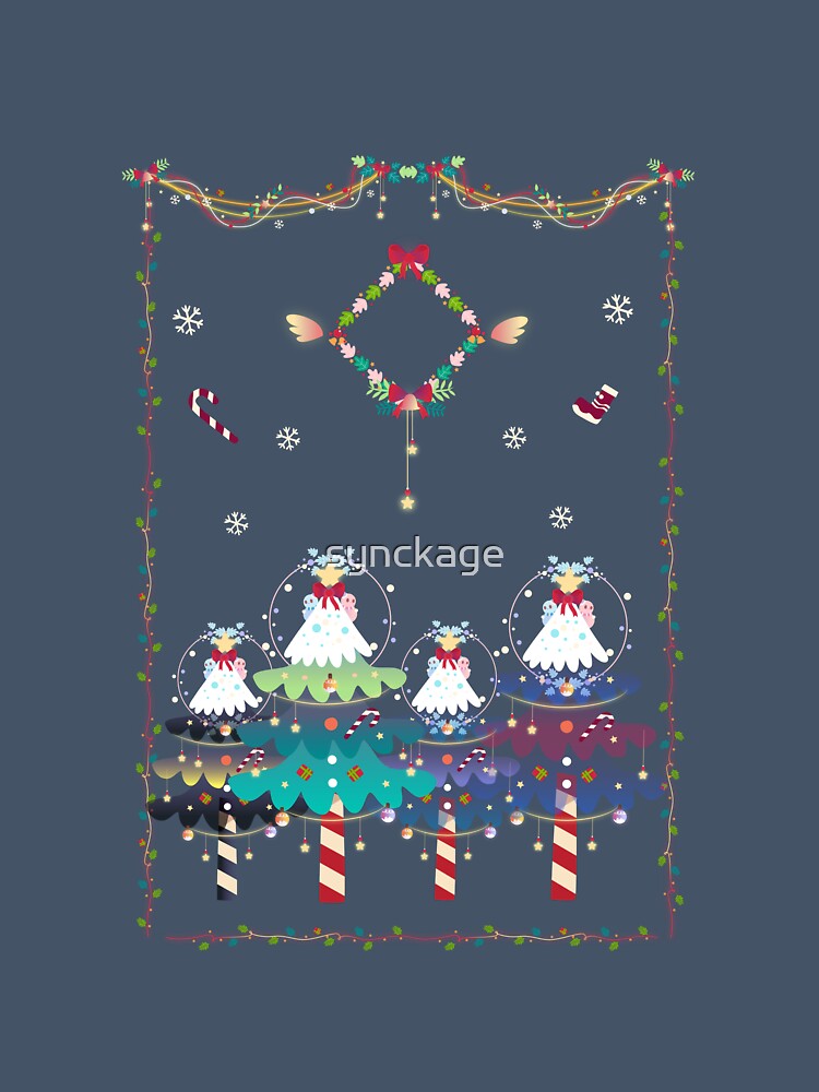 Christmas Tree Vertical Ver by synckage