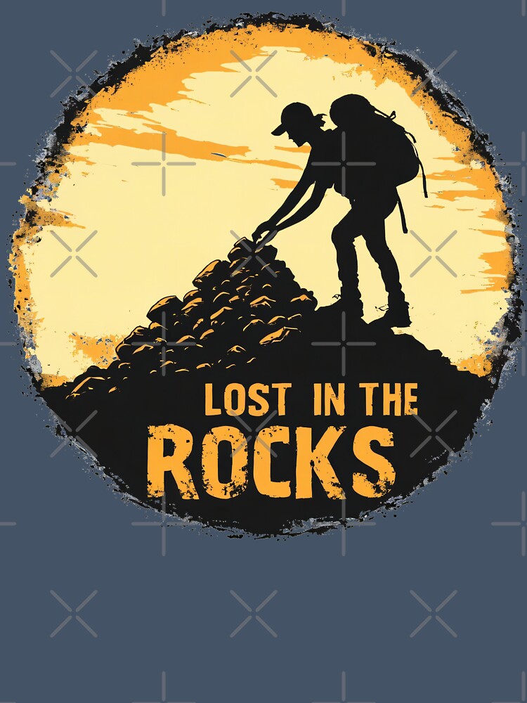 Hiking Mountain Sunset – Lost in the Rocks Design by MorbidDreams