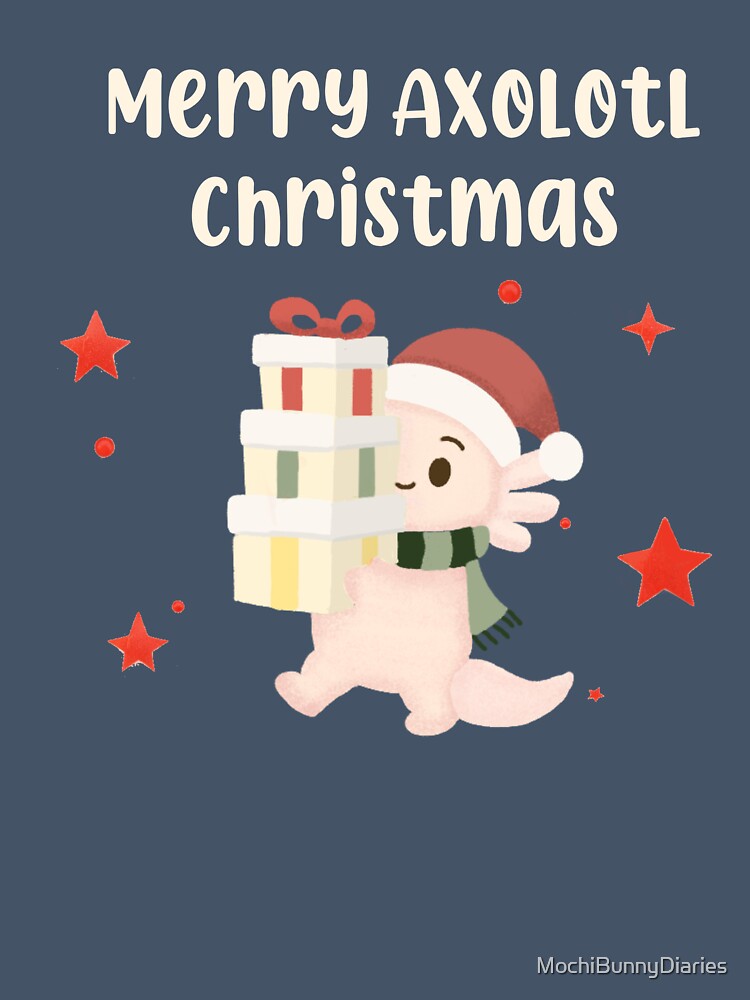Axolotl Christmas Pin giftd by MochiBunnyDiaries
