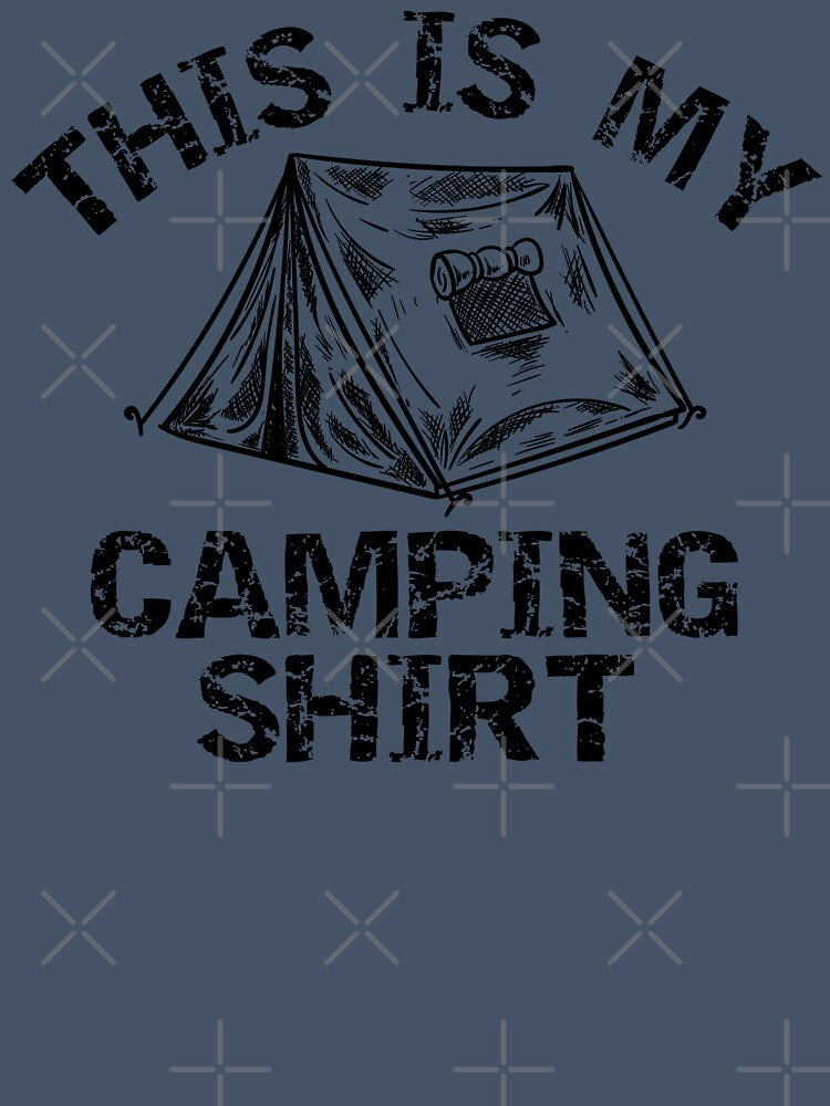 This Is My Camping Shirt Dark by Web CreationsNL