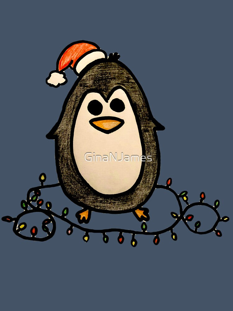 Christmas penguin by GinaNJames
