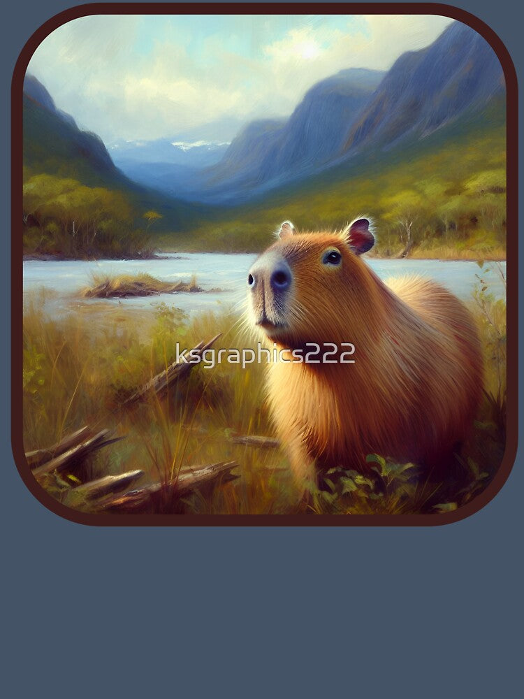 Capybara Art #11 | Capybara Lovers by ksgraphics222