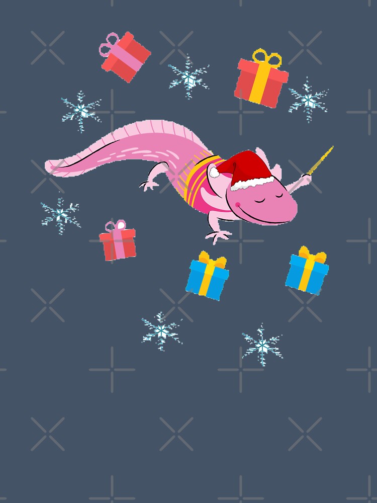 Axolotl Christmas by T-ShirtIn85