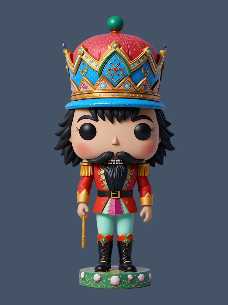 Funko Pop Style Christmas Nutcracker by Lee Hiller Designs