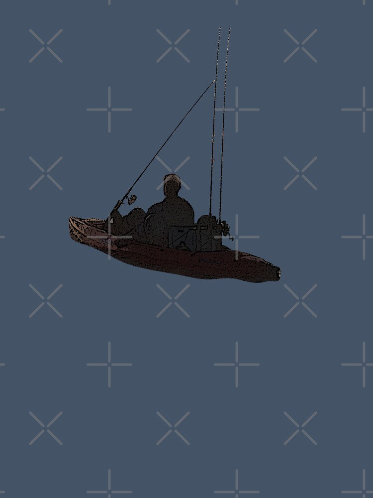 Kayak Fisherman Silhouette by designsasstultd