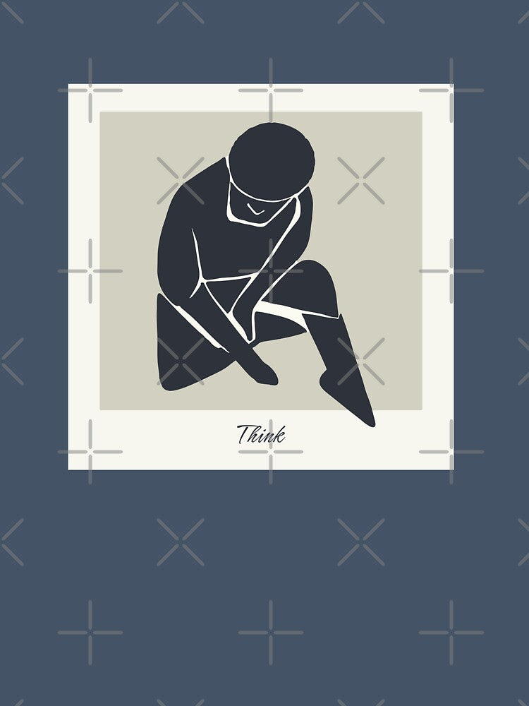 Minimalist Man's Figure To Think About by SmilingAnny