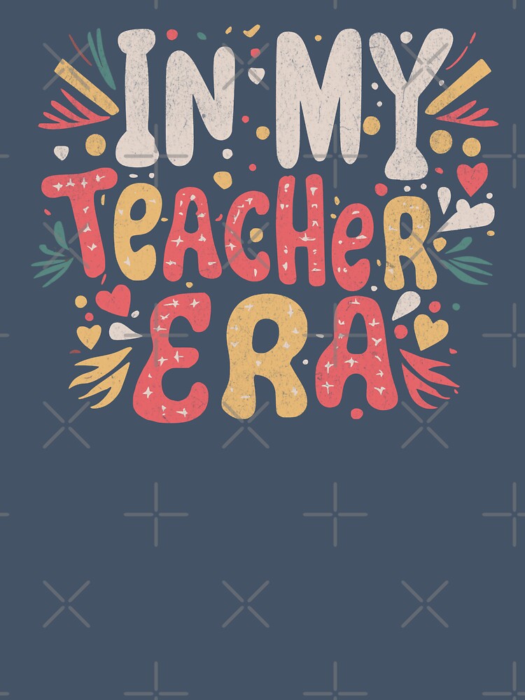 In My Teacher Era Groovy Teacher Gift by Beanster-nl