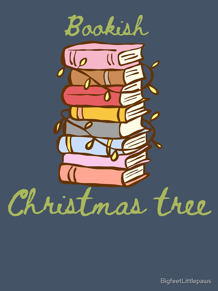 Bookish Christmas tree by BigfeetLittlepaws