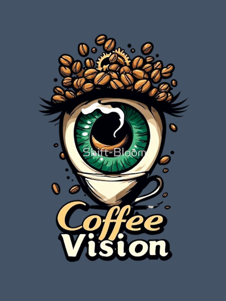 Coffee Vision Surreal Eye Barista Mechanical Steampunk Art 01 by Shift-Bloom