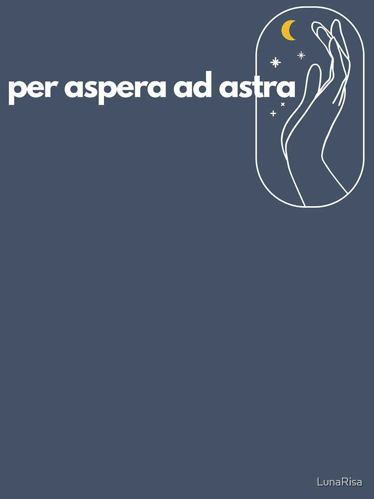 Dark Academia Aesthetic Per Aspera Ad Astra by LunaRisa