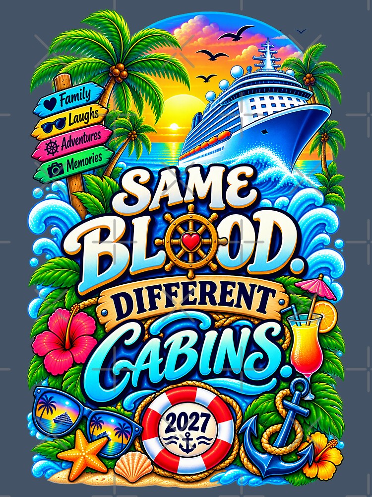 TRAVEL COLLECTION - FAMILY CRUISE - TRAVEL COLLECTION - SAME BLOOD. DIFFERENT CABINS. • 2027 by WheelieGdArt