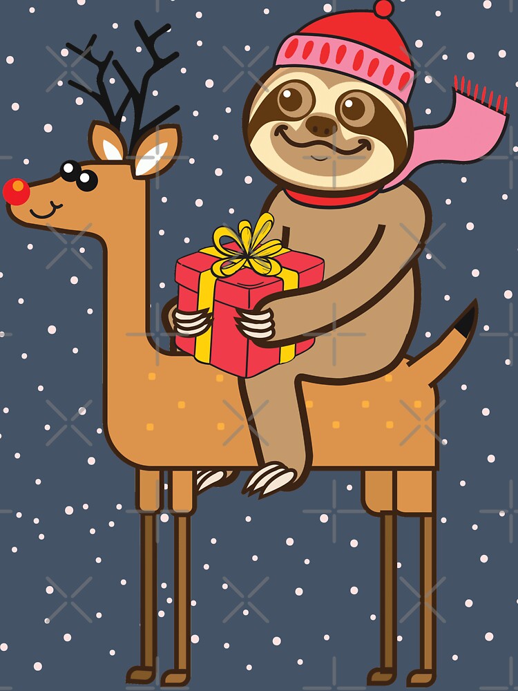 Sloth Xmas by plushism