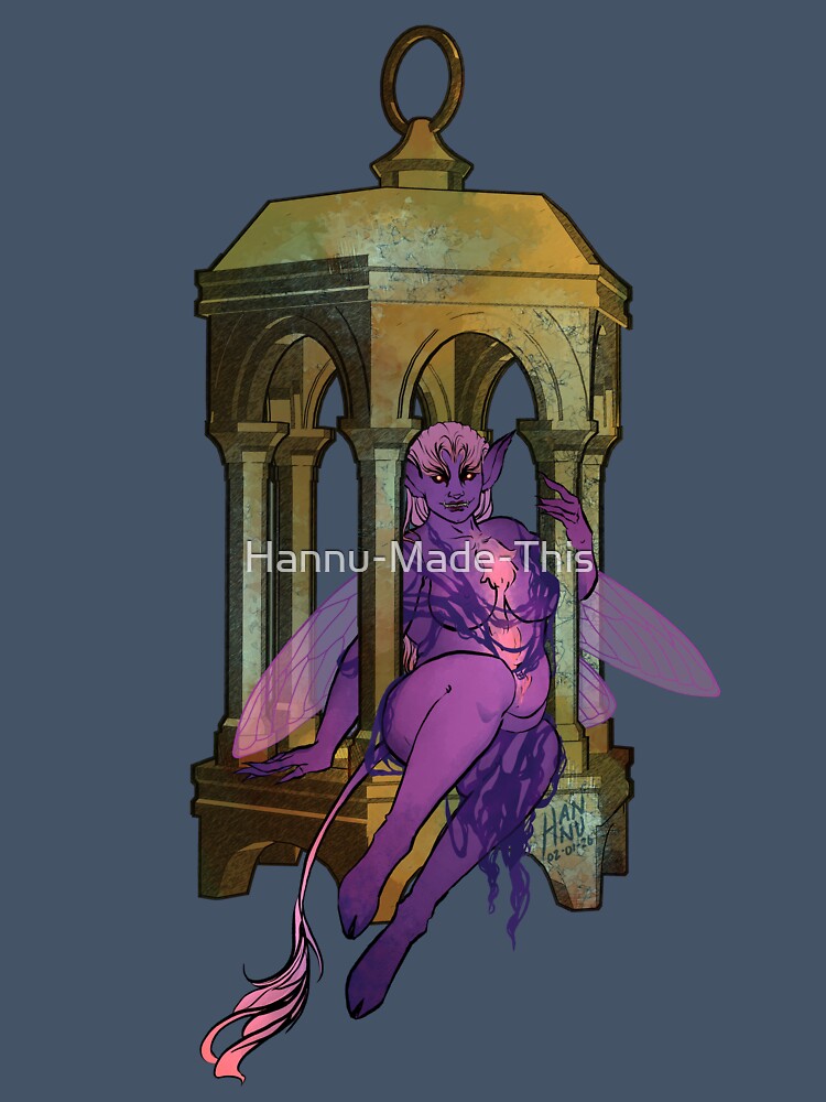 Hairy fairy in a lantern by Hannu-Made-This