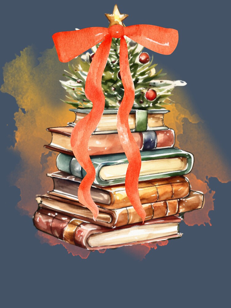 Christmas Books Tree Bow by mommybee05
